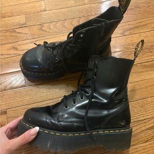 Dr. Martens Black Platform Boots